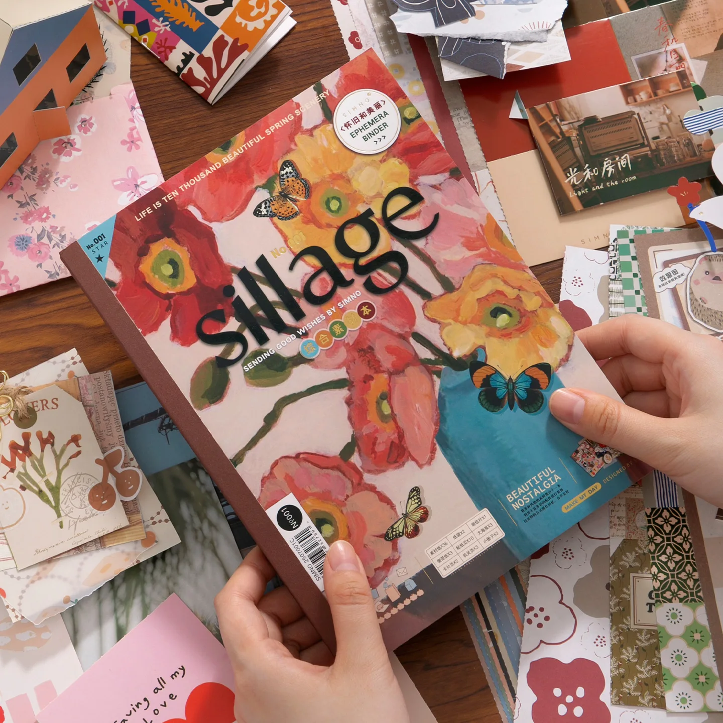 Vintage Collectible Books - 다이어리용 재료, 빈티지 스타일의 뜯어 쓰는