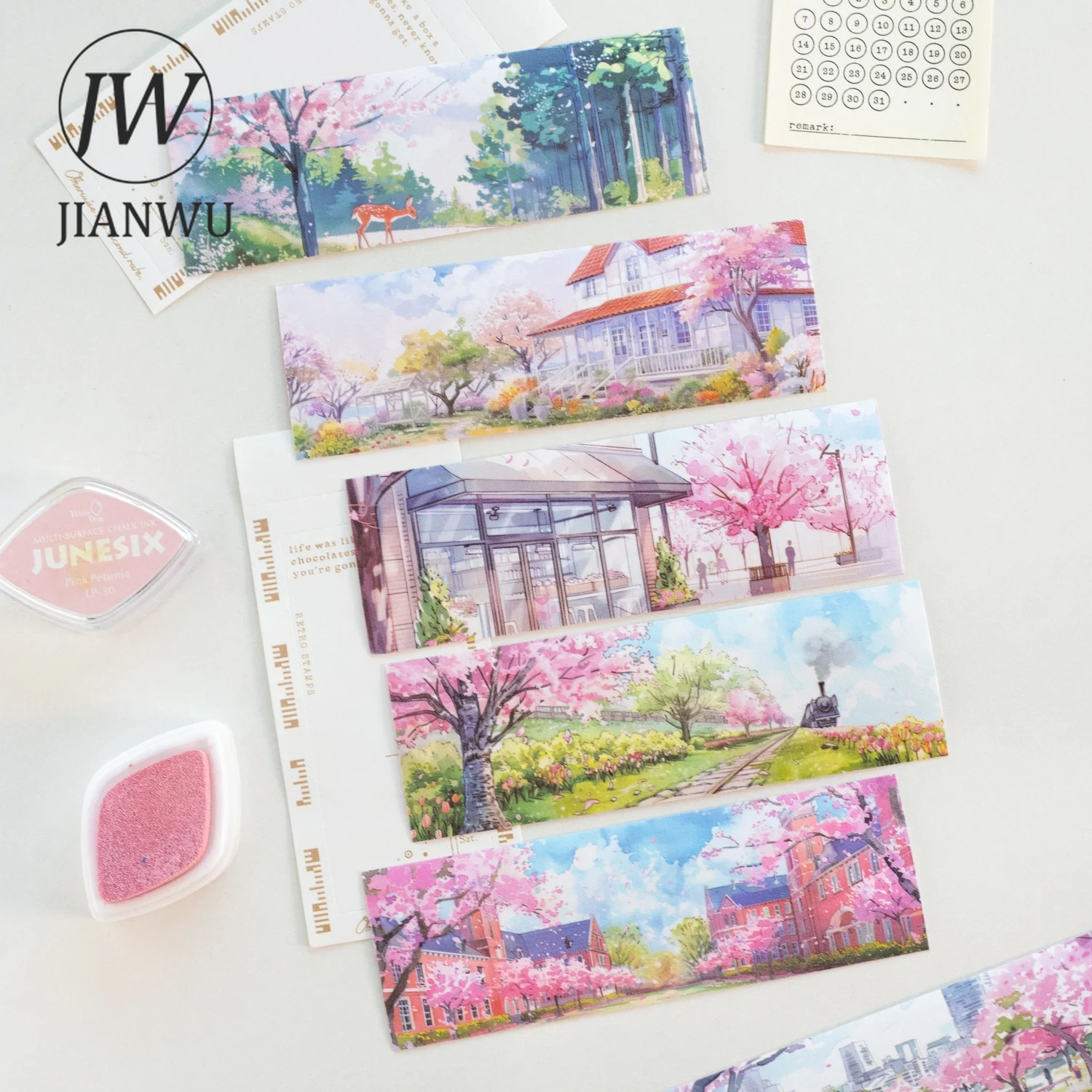 지안우 빈티지 시즌 테마, 나무, 꽃, 풍경을 모티브로 - Vintage Collectible Books 리뷰 및 가격