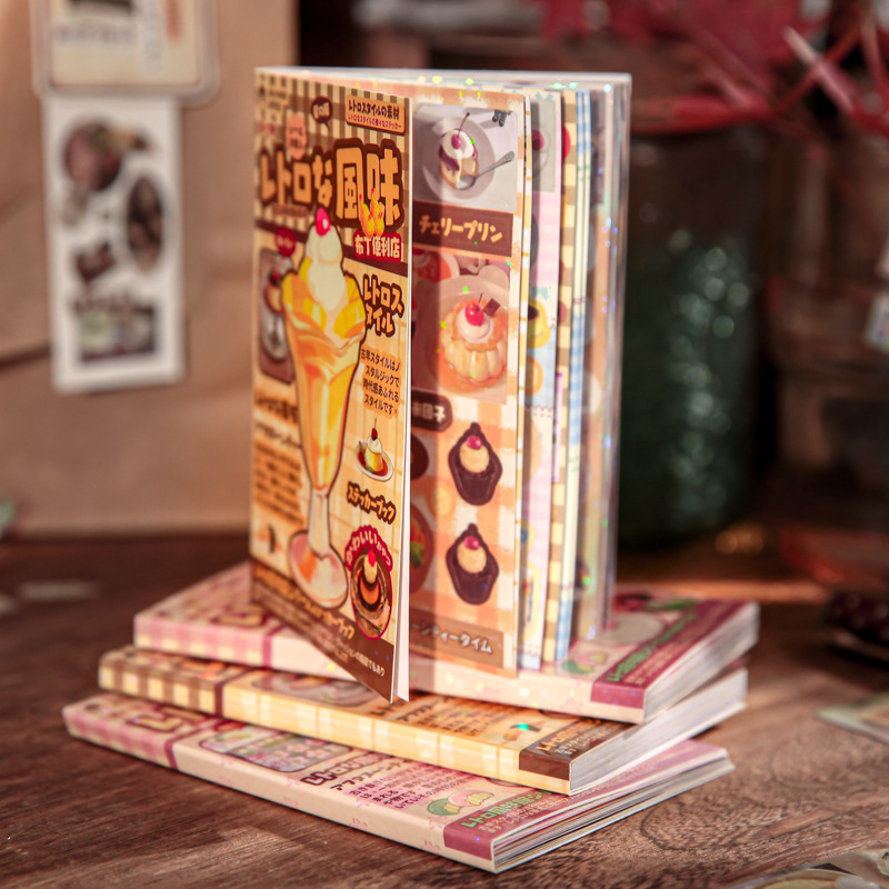 레트로 스타일의 디저트 스티커북, 스크랩북, 일기, 휴 - Vintage Collectible Books 리뷰 및 가격