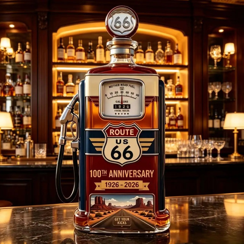 미국 66번 국도 유리 위스키 디캔터 빈티지 가스 펌프 - Vintage Collectible Liquor Bottles 리뷰 및 가격