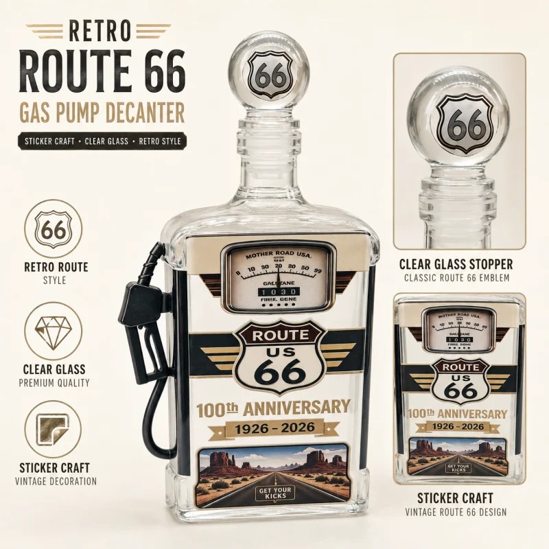 미국 66번 국도 유리 위스키 디캔터 빈티지 가스 펌프 - Vintage Collectible Liquor Bottles 리뷰 및 가격