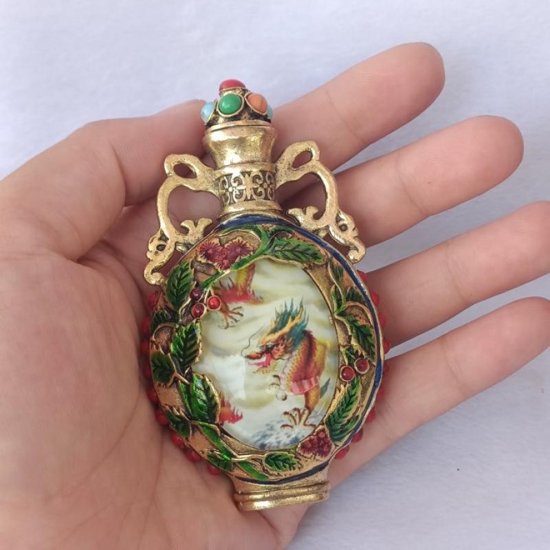 어둠 속에서 빛나는 용 모양의 향수병, 빈티지 황동 에 - Vintage Collectible Bottles 리뷰 및 가격