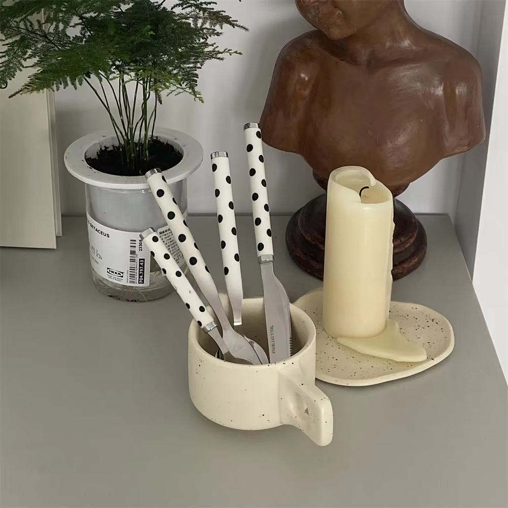 한국산 빈티지 물방울 무늬 304 스테인리스 스틸 식기 - Vintage Collectible Spoons 리뷰 및 가격